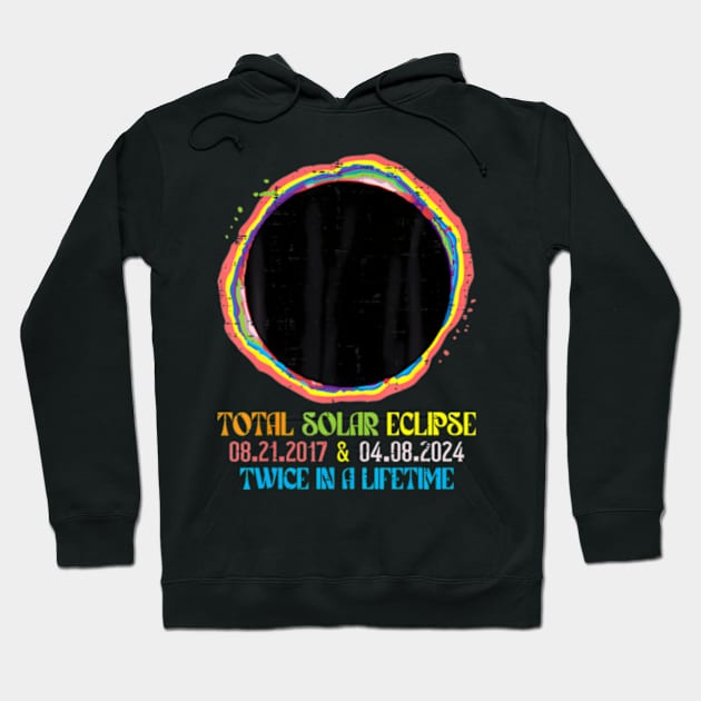 Twice In A Lifetime Solar Eclipse 2024 2017 Wo s Hoodie by Diana-Arts-C